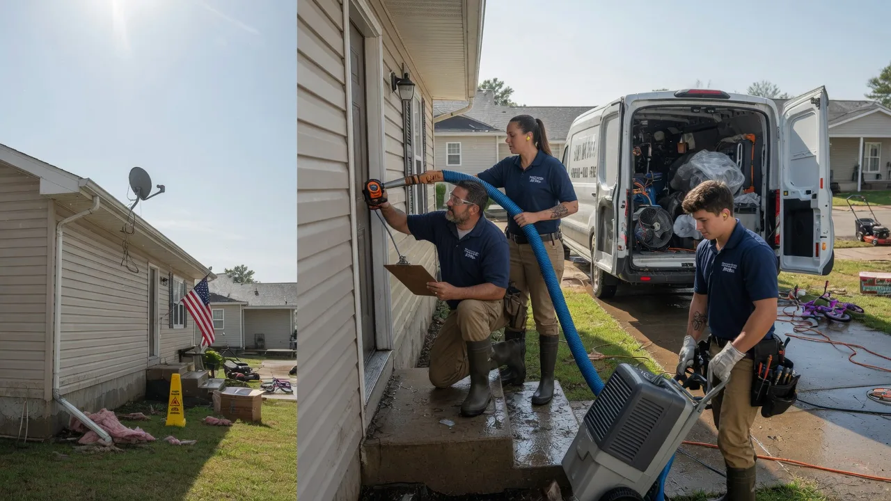Ceiling Water Damage Restoration in Monroe, NE near me